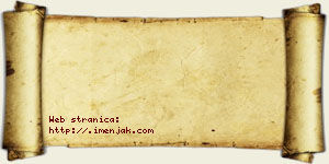 Emilija Vujinović vizit kartica